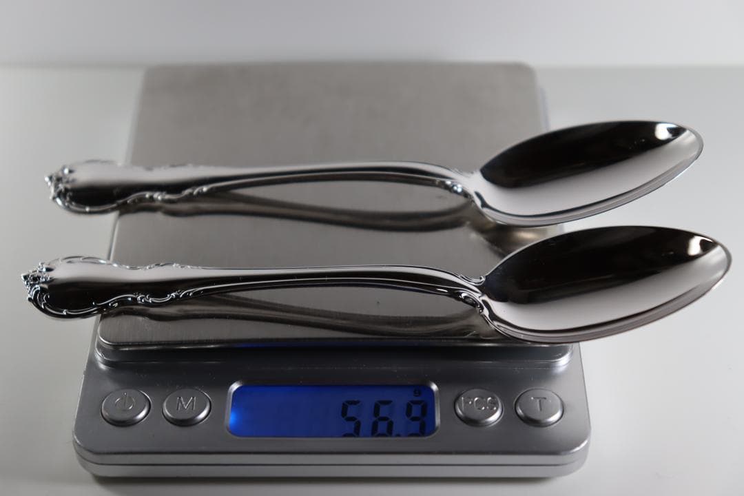 アメリカ■TOWLE社■スターリング製ティースプーン2本セット■とてもきれい¨