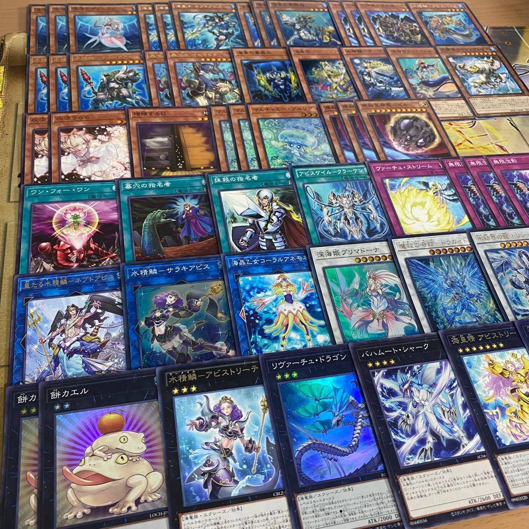 本格構築 海皇水精鱗 デッキ 海皇子ネプトアビス 餅カエル 遊戯王 大会構築