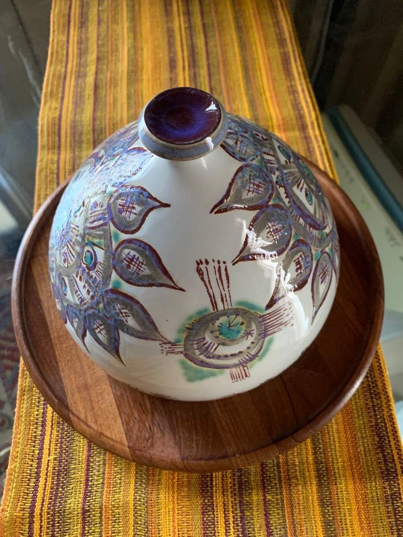 ロイヤルコペンハーゲン　ビンテージチーズ入れ！ 蓋陶器は美品！