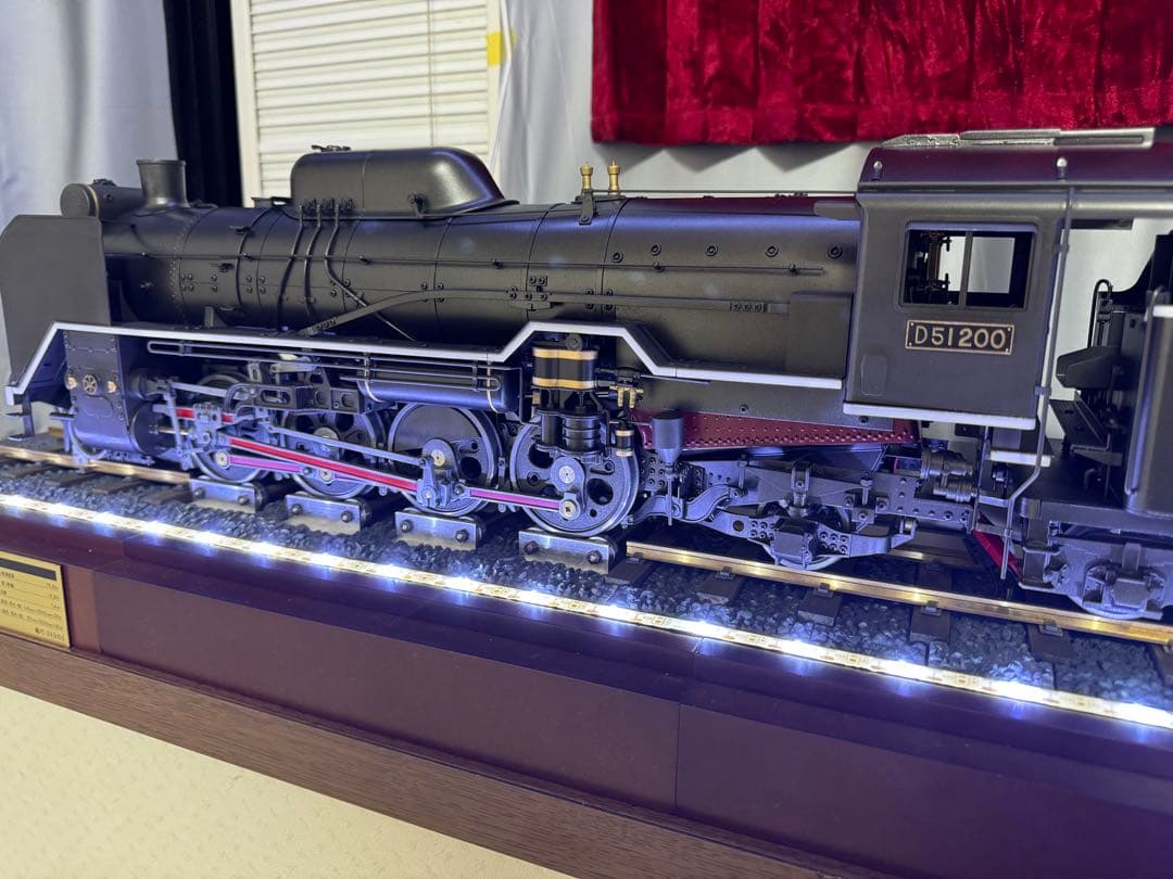 完美品　デアゴスティーニ D51蒸気機関車を作る 塗装完成品