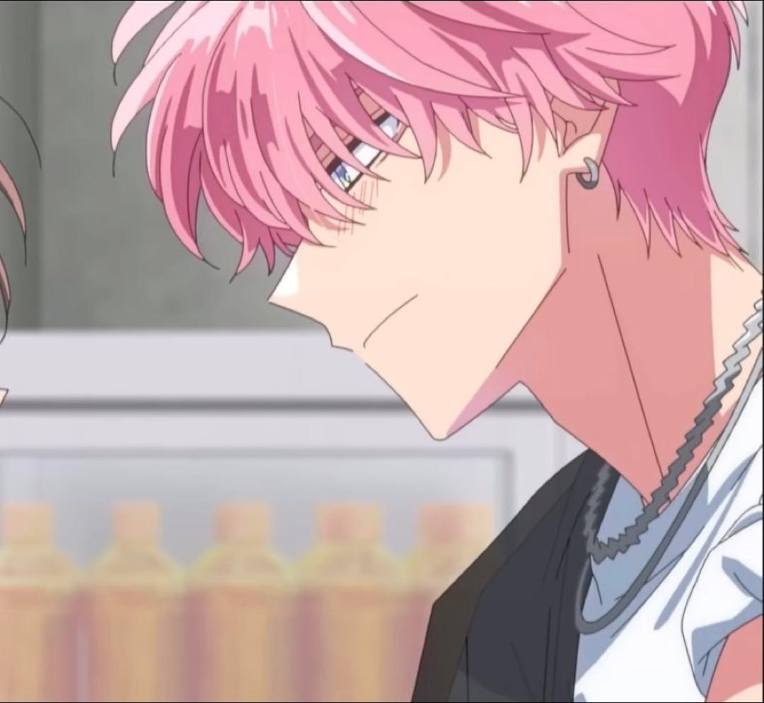 アニメキャラクター フィギュア ピンク髪