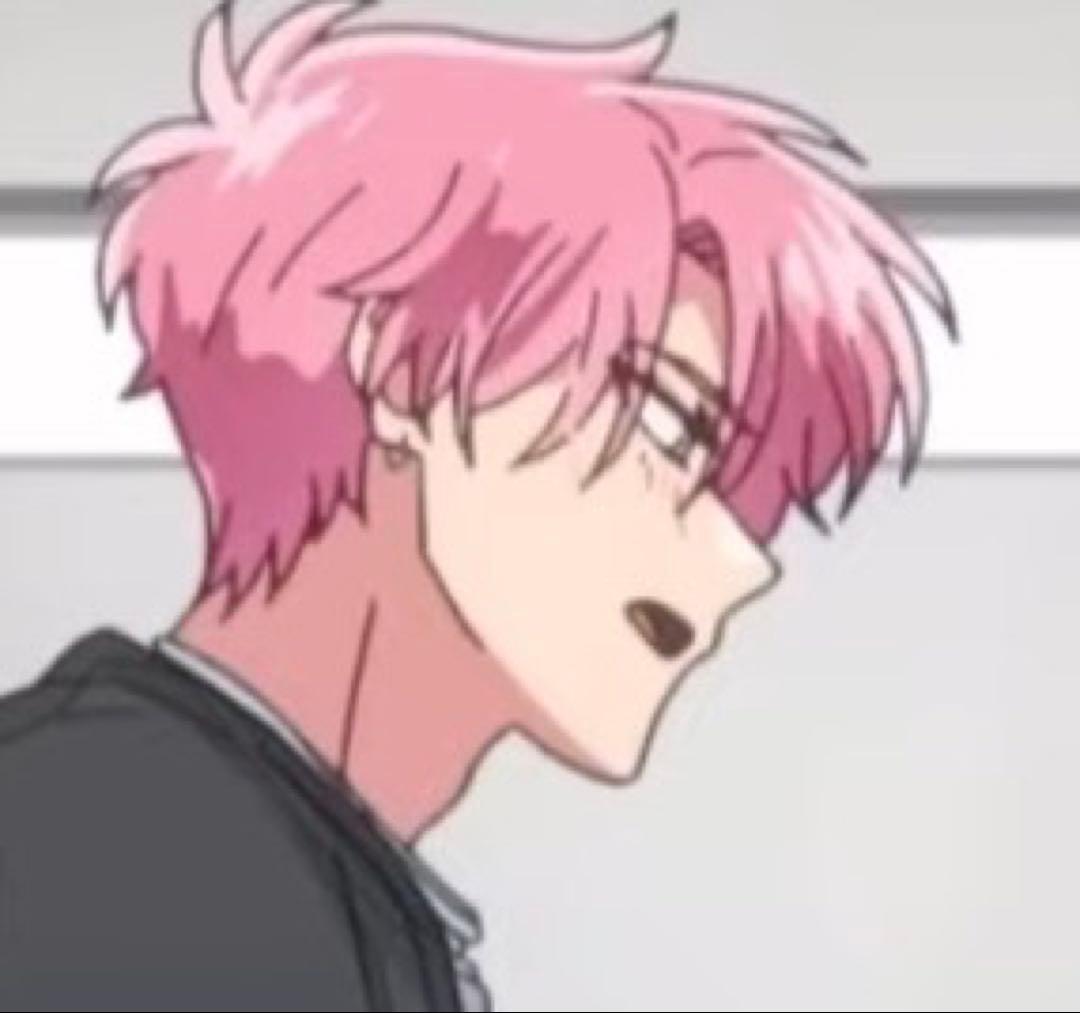 アニメキャラクター フィギュア ピンク髪