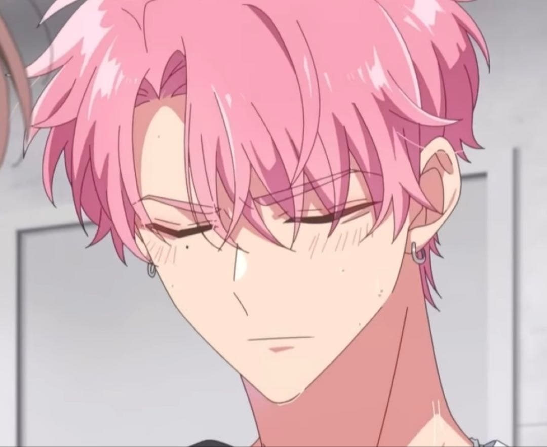 アニメキャラクター フィギュア ピンク髪