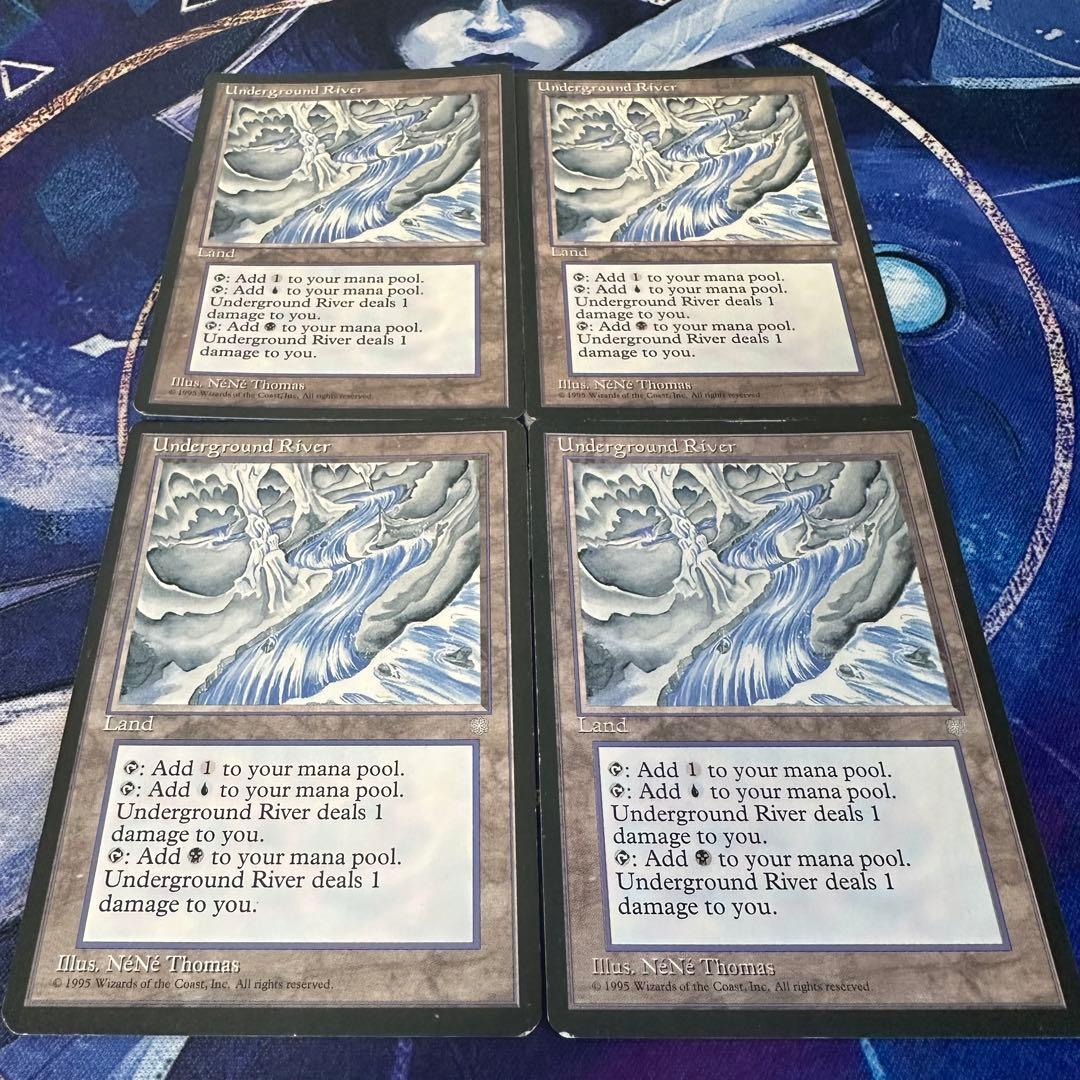 MTG/地底の大河/Underground (ICE)×4枚