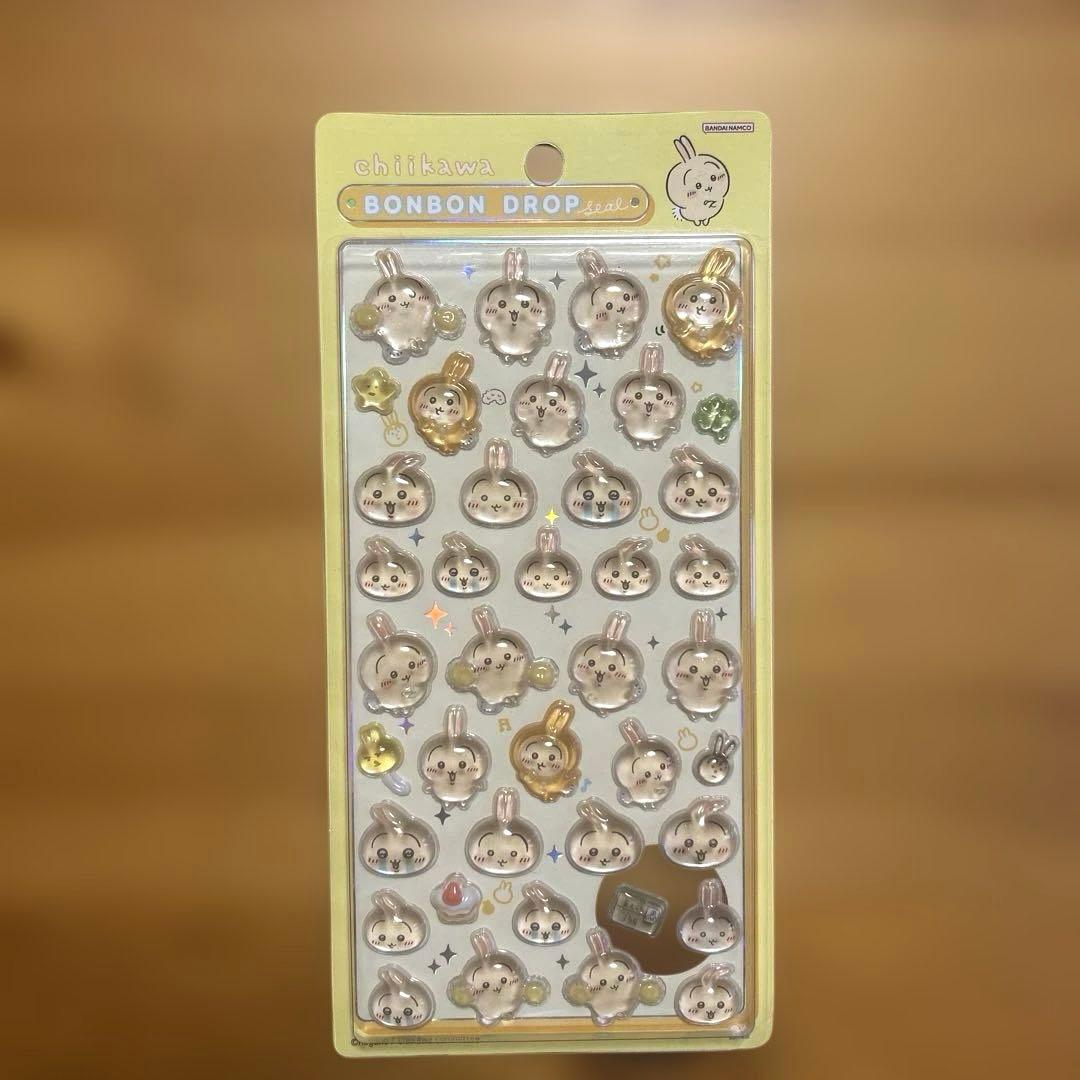【国内正規品】ちいかわ　ボンボンドロップシール　正規品　うさぎ　ハチワレ