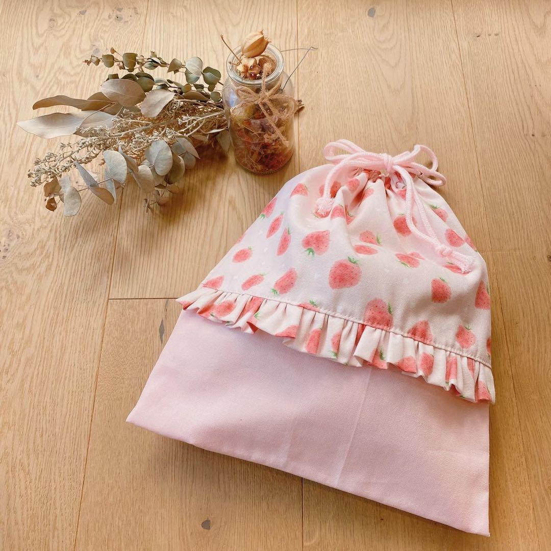 レッスンバッグ　手提げバッグ　上履き入れ　体操着入れ　3点セット　可愛い　女の子