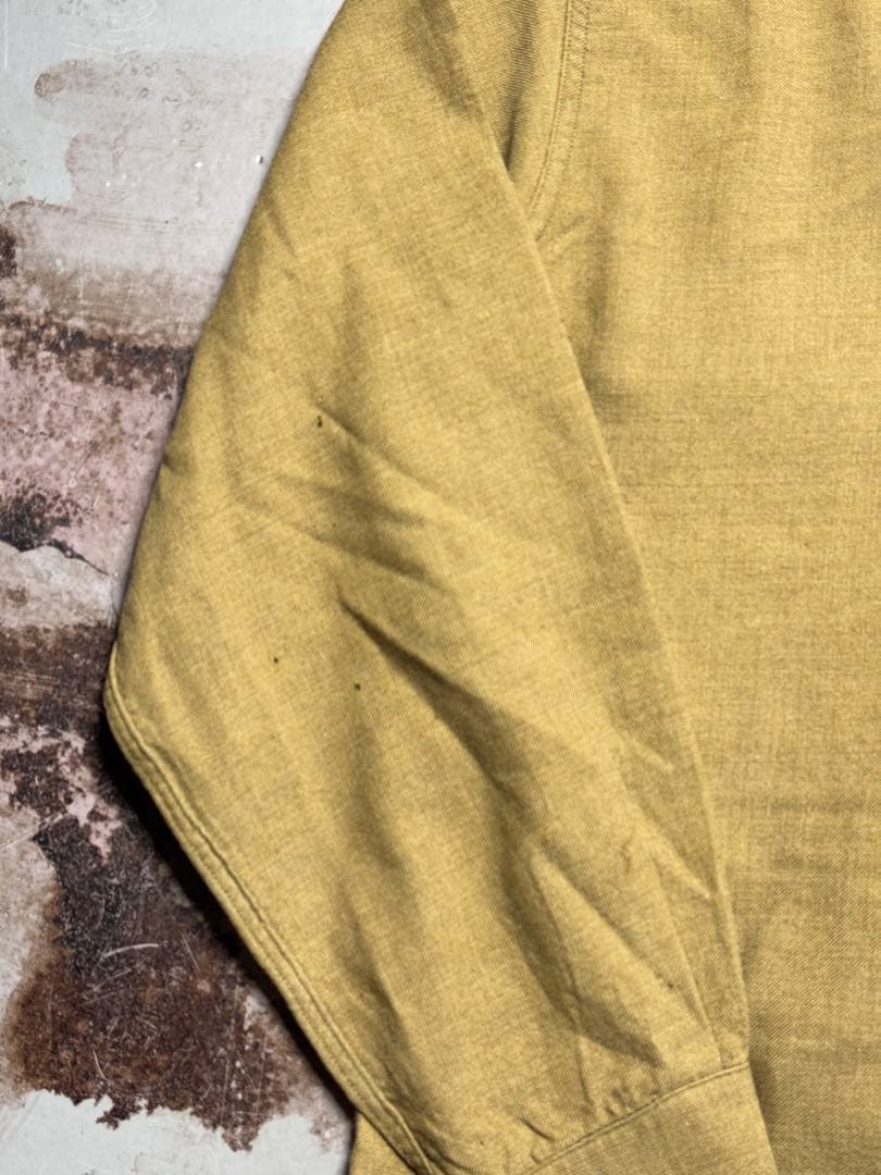 40s U.S.ARMY ミリタリーシャツ ウール ガスフラップ ヴィンテージ