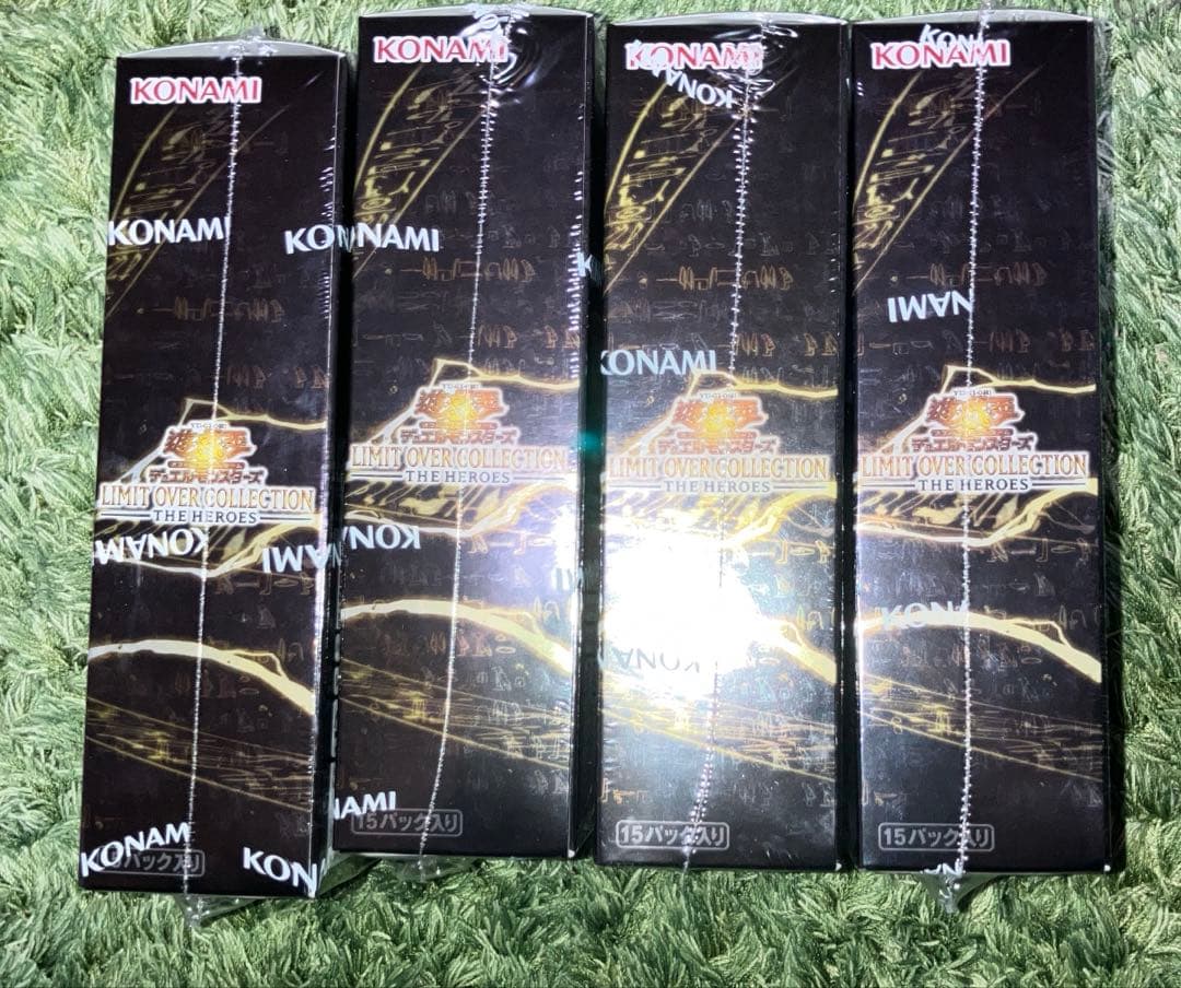 遊戯王　リミットオーバーコレクション　シュリンク付き 4box おまけ