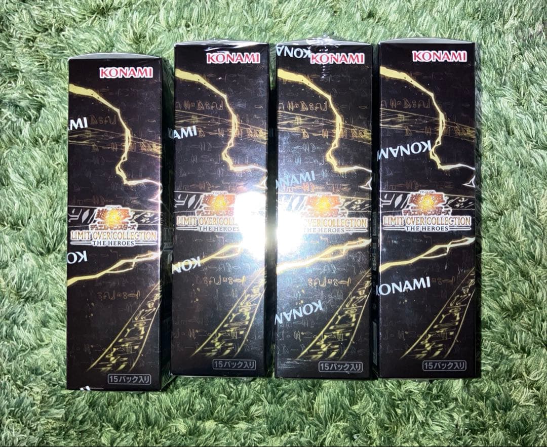 遊戯王　リミットオーバーコレクション　シュリンク付き 4box おまけ