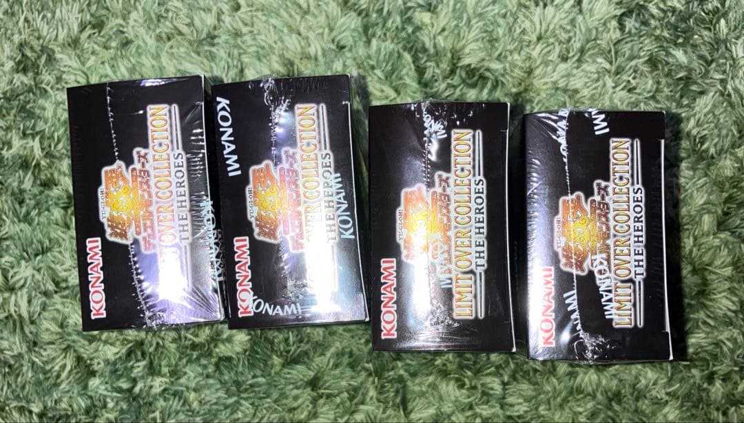 遊戯王　リミットオーバーコレクション　シュリンク付き 4box おまけ