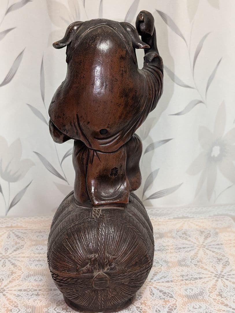 古美術　置物　古備前　木村　陶正園