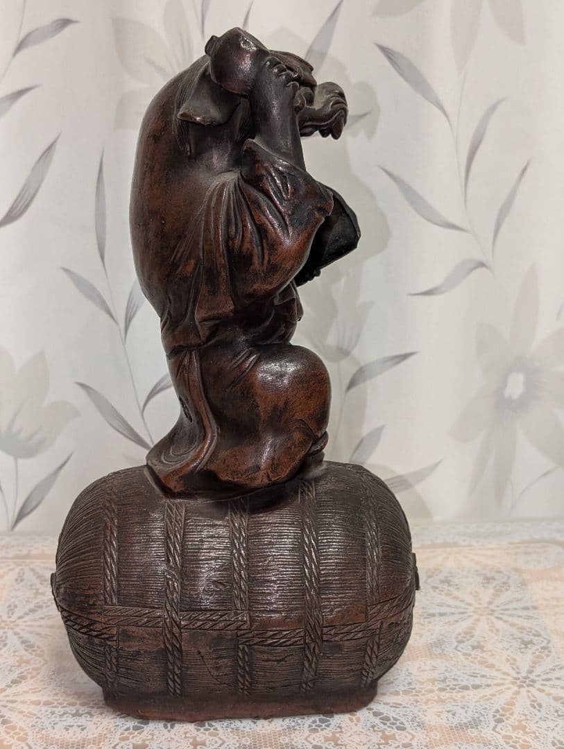 古美術　置物　古備前　木村　陶正園