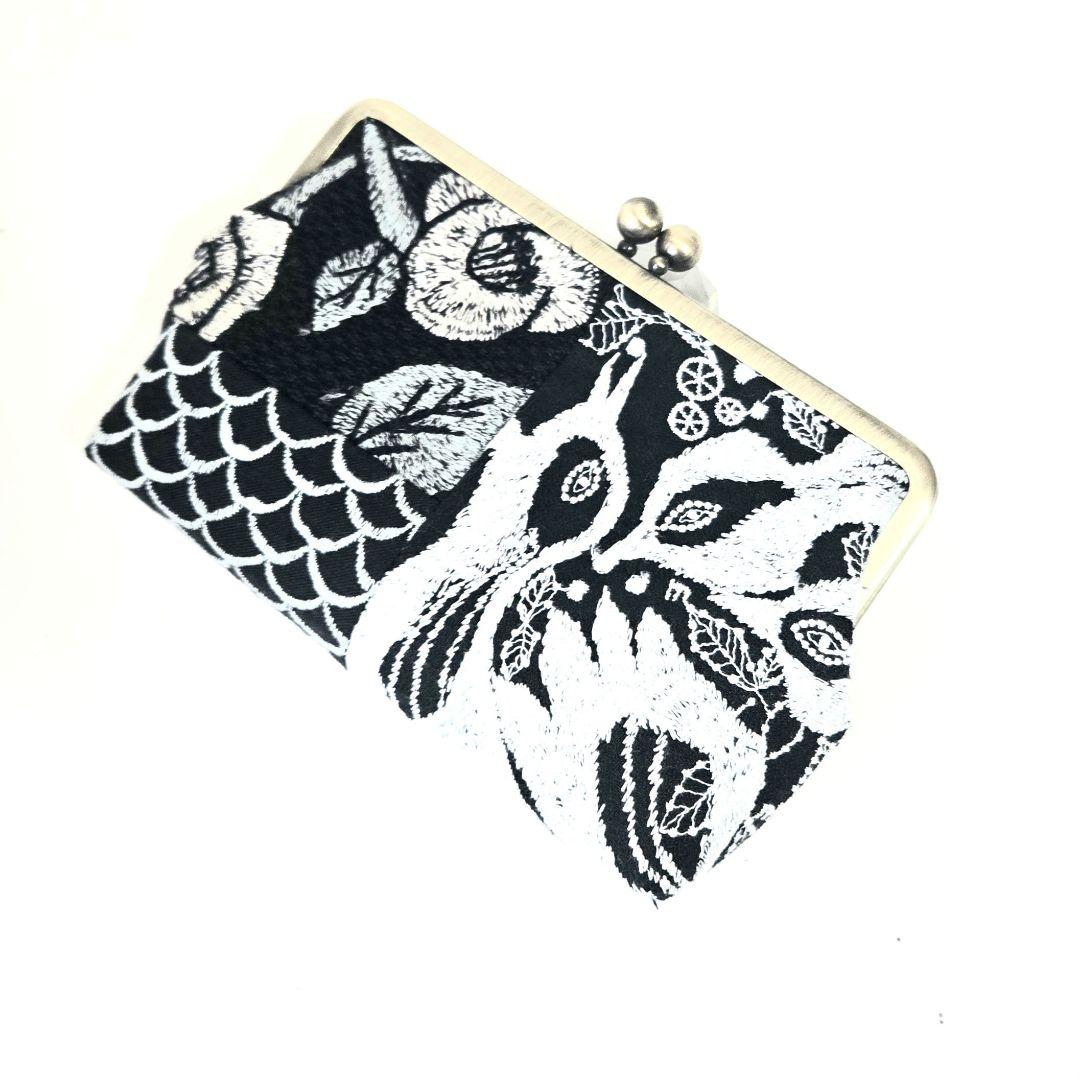 ミナペルホネンハンドメイド　がま口マルチポーチ