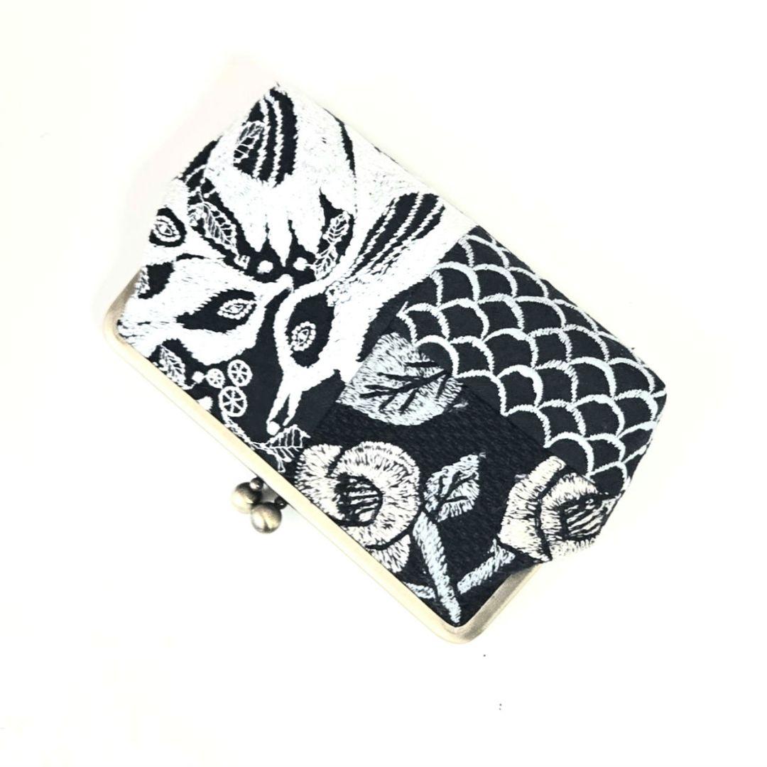 ミナペルホネンハンドメイド　がま口マルチポーチ