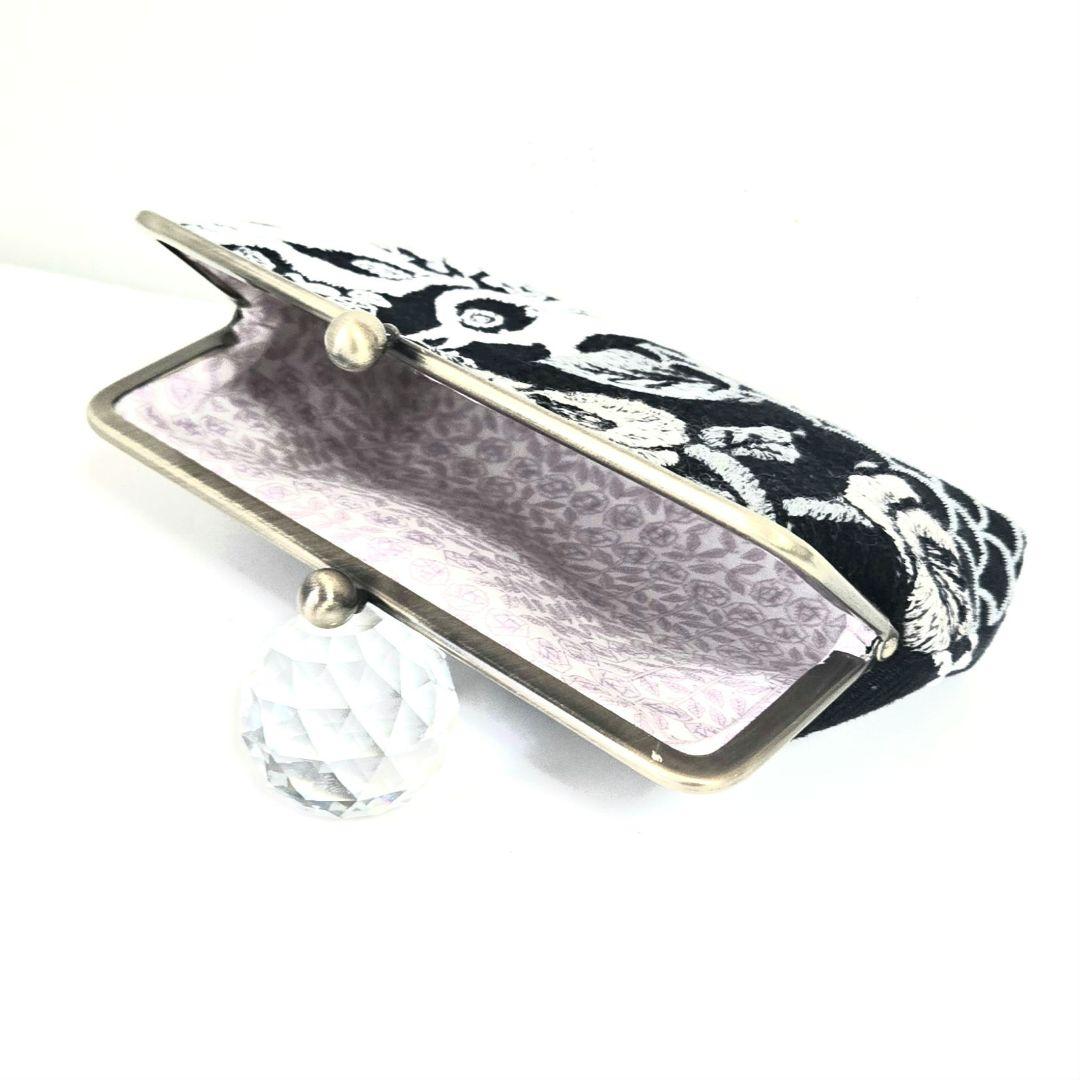 ミナペルホネンハンドメイド　がま口マルチポーチ