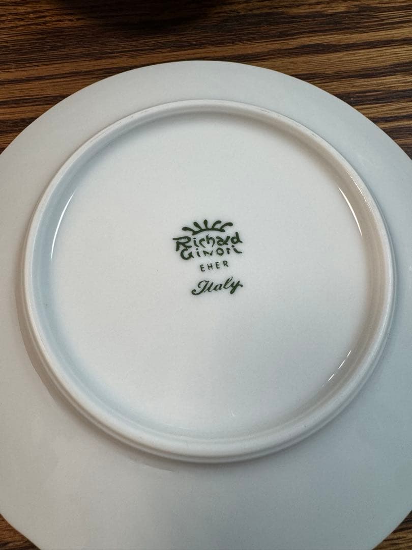 ジノリ　ベッキオホワイト　15cmプレート　６枚組