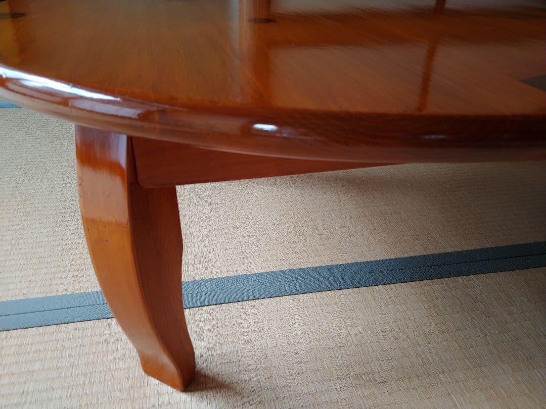 90㌢　座卓　ちゃぶ台　円卓　丸テーブル　折り畳み