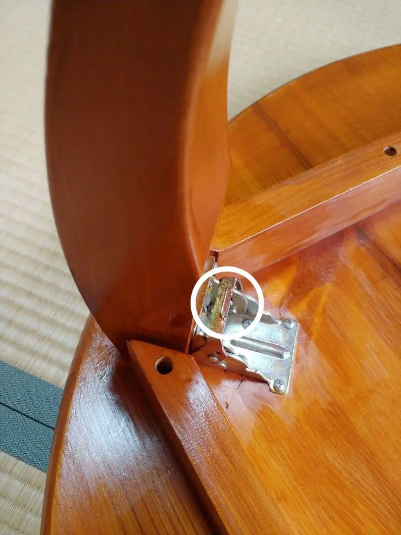 90㌢　座卓　ちゃぶ台　円卓　丸テーブル　折り畳み