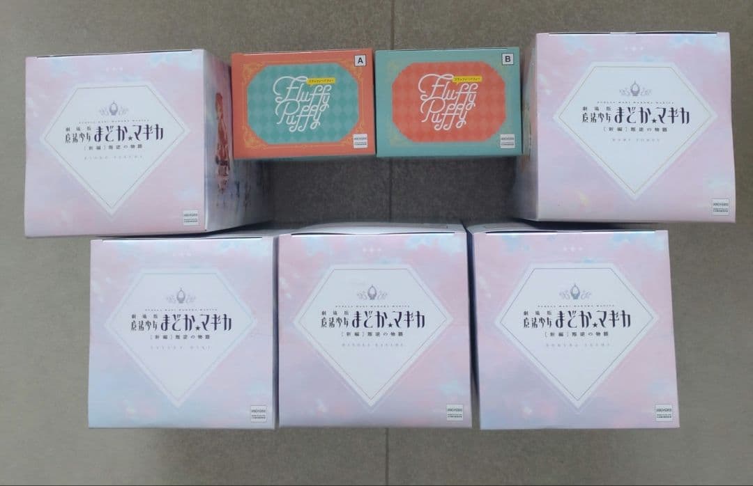 まどか/さやか/ほむら/マミ/杏子/キュゥべえ/お菓子の魔女フィギュア7体セット