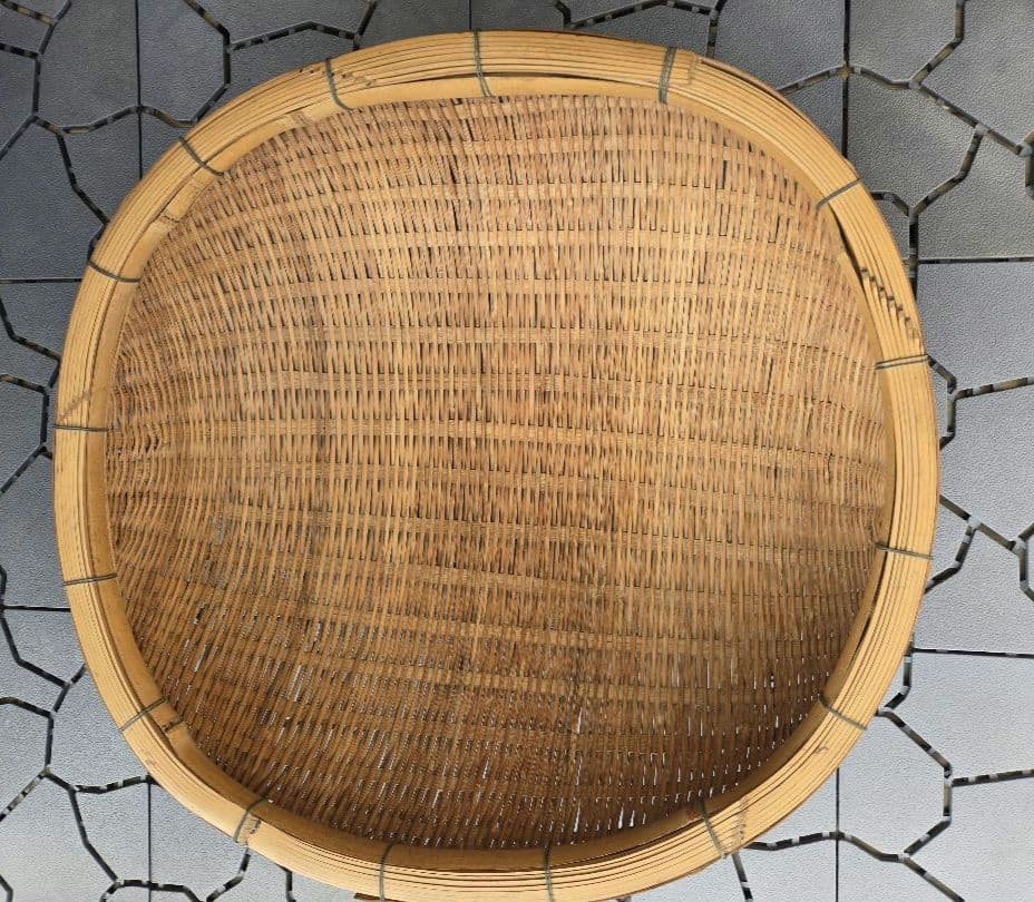竹製 楕円形ざる 特大