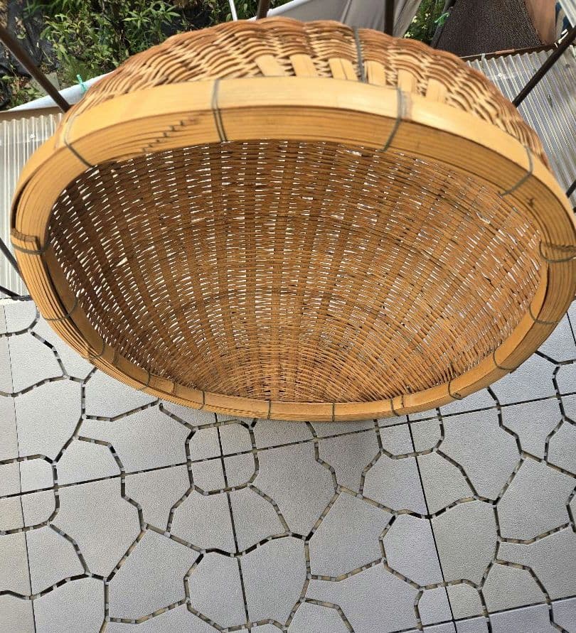 竹製 楕円形ざる 特大