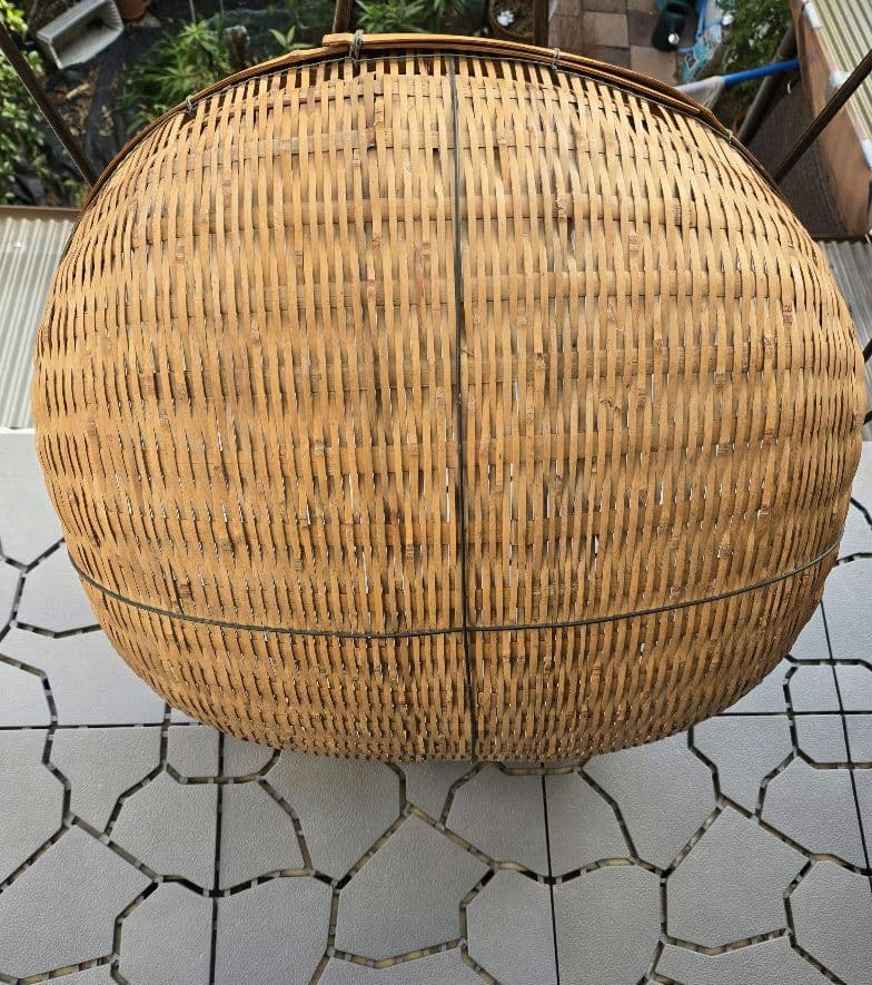 竹製 楕円形ざる 特大