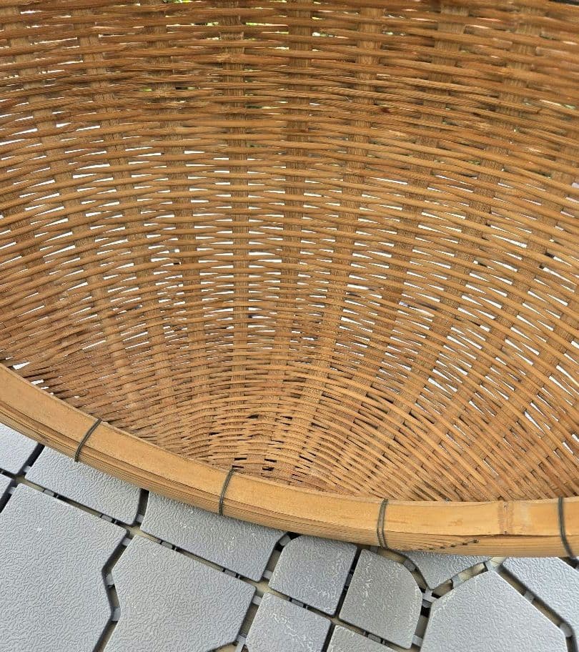 竹製 楕円形ざる 特大