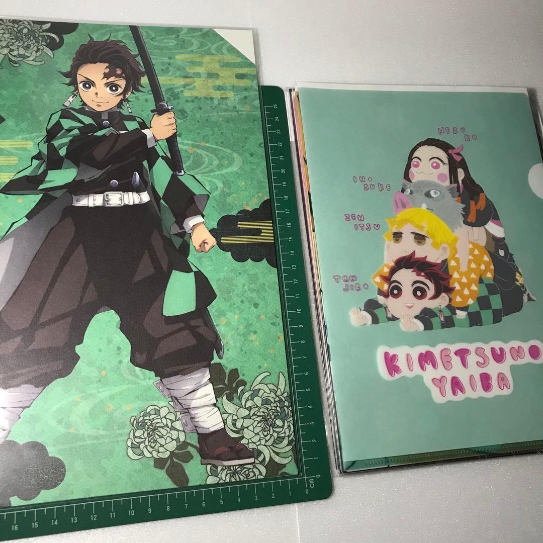 25点セット　鬼滅の刃　クリアファイル　竈門炭治郎　ねずこ　善逸　伊之助　しのぶ