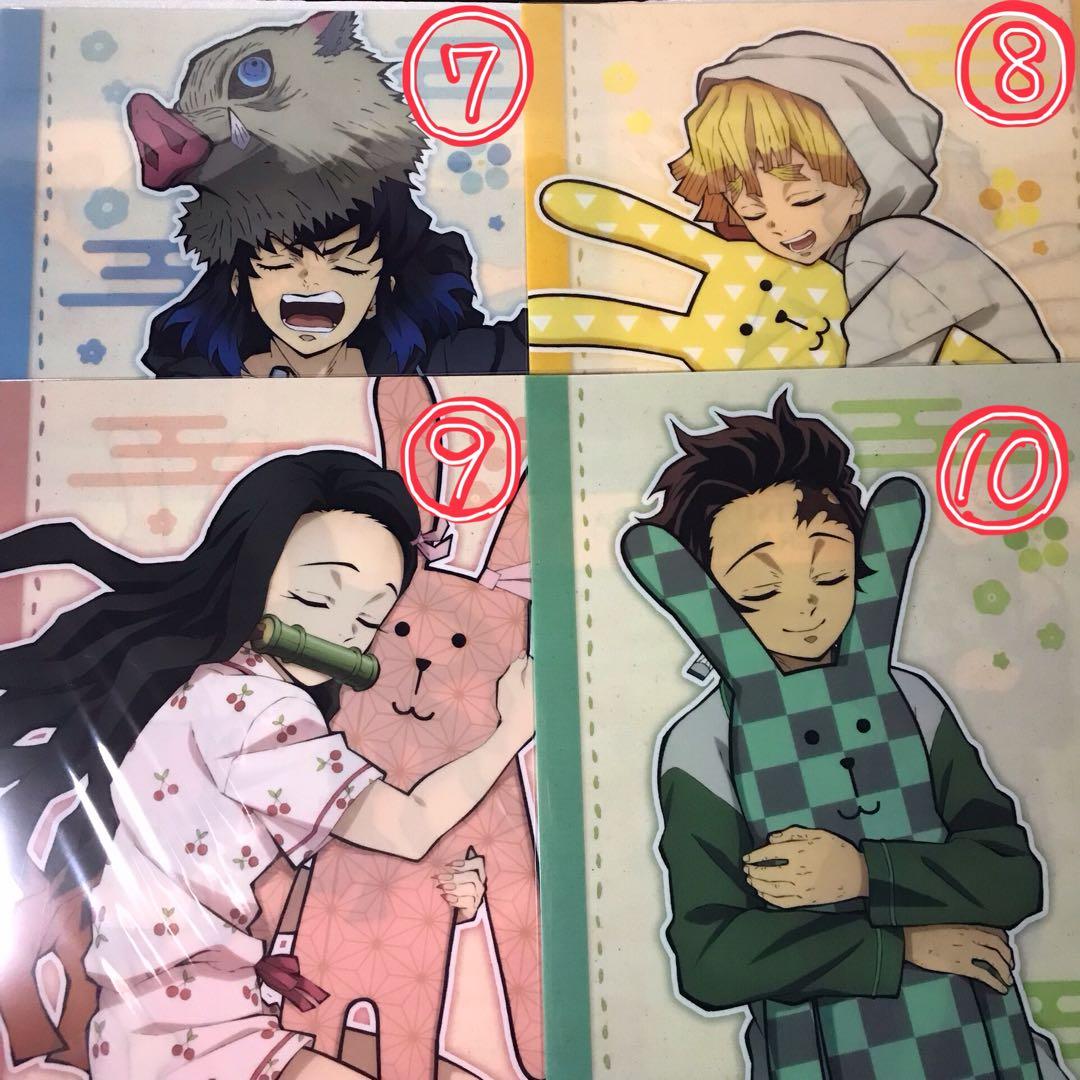 25点セット　鬼滅の刃　クリアファイル　竈門炭治郎　ねずこ　善逸　伊之助　しのぶ