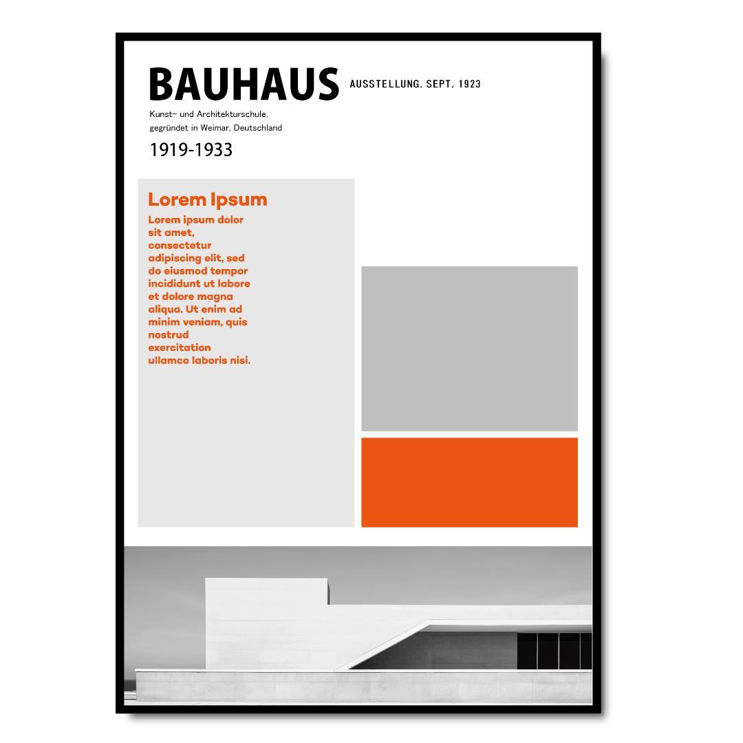 【ユア】BAUHAUSバウハウスポスター 4点セット