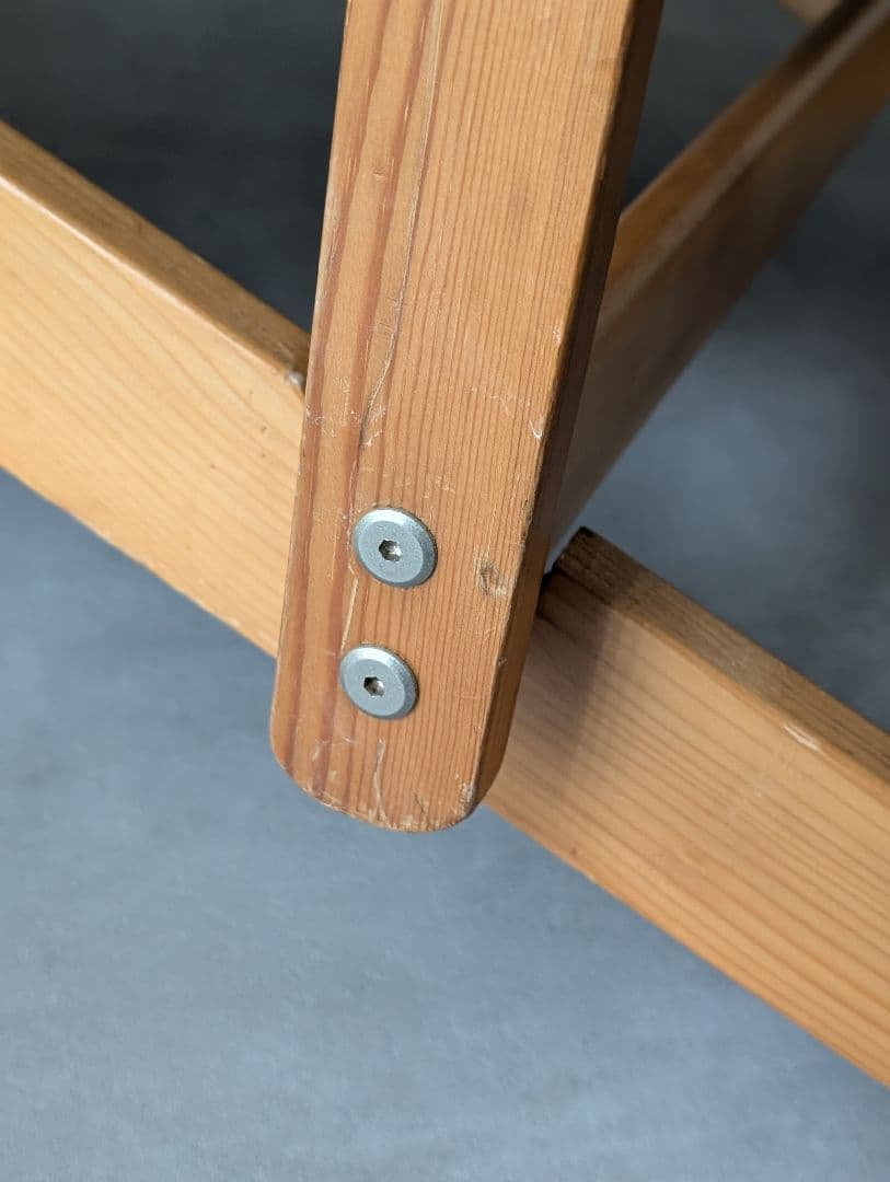 USED/北欧 木製 リクライニングチェア パーソナルチェア 折りたたみ式