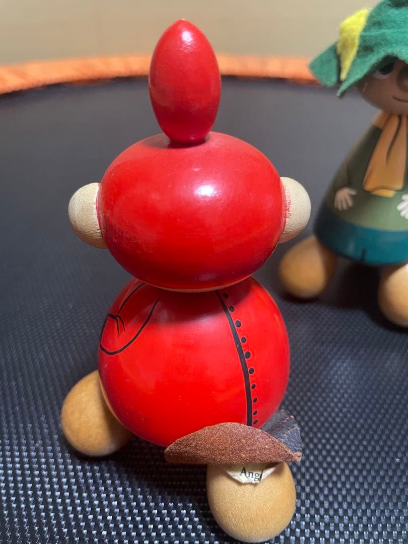 ムーミン　スナフキン　ミィ　ツボ押し人形　ハンドメイド　手描き　フィギュア