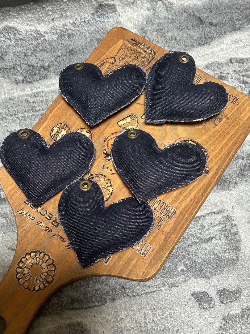 ぷっくりちびハートタグ　カモフラ　No.281