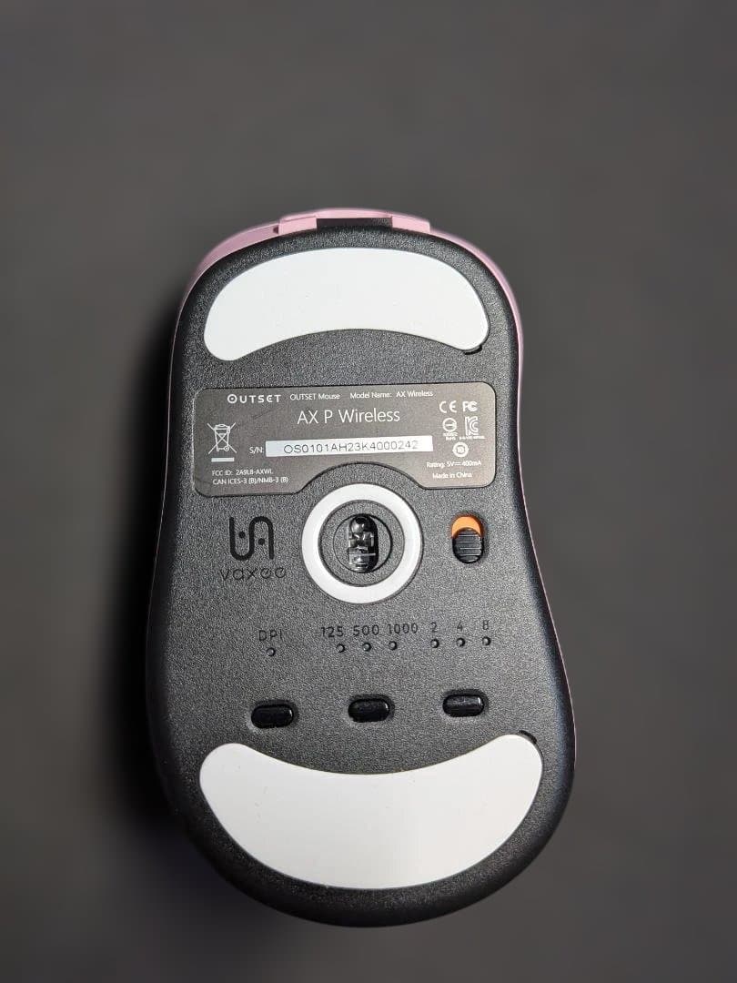 OUTSET AX Wireless ピンク 無線 レシーバー付 箱なし