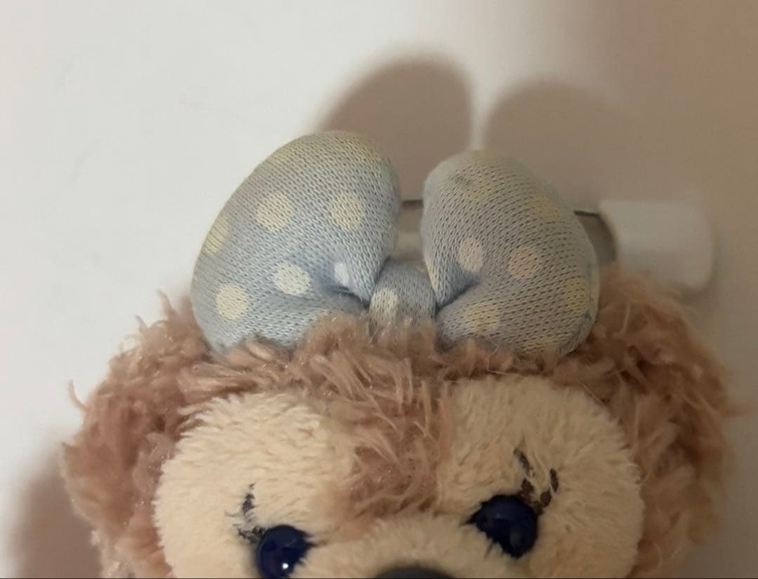 ダッフィー　ぬいぐるみバッジ　デニム　ダッフィーフレンズ