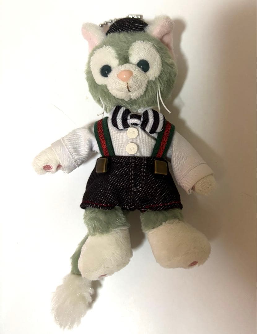 ダッフィー　ぬいぐるみバッジ　デニム　ダッフィーフレンズ