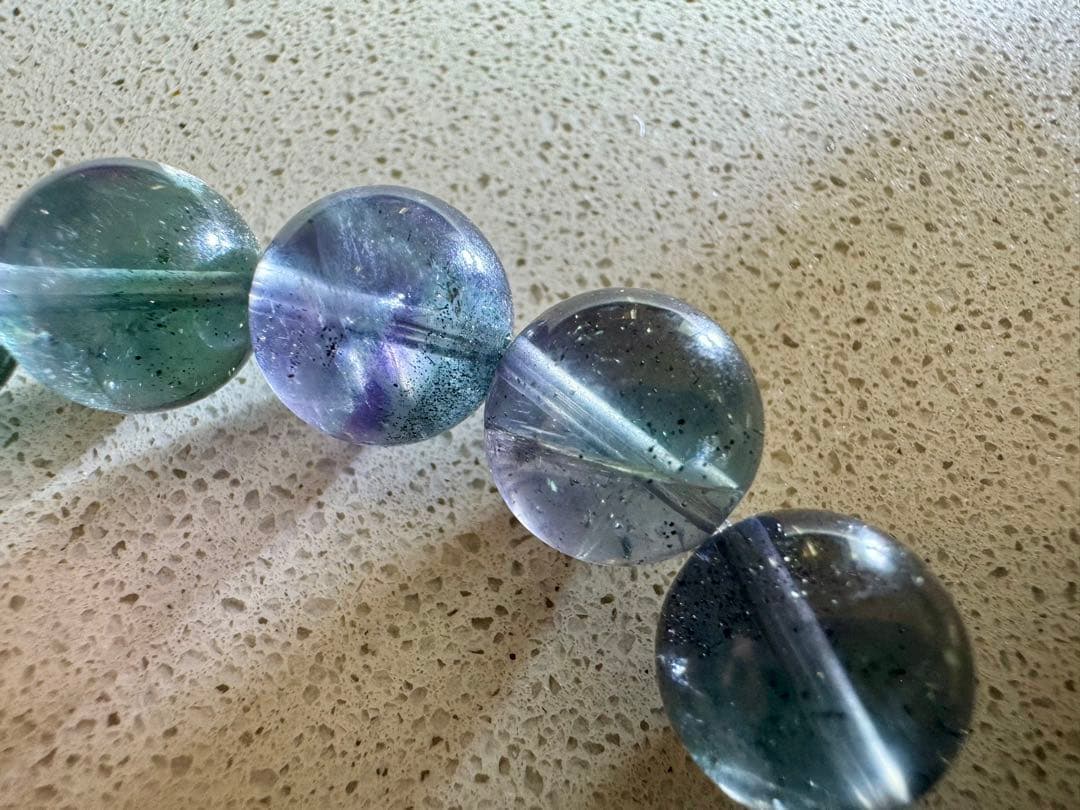 パイライト イン バイカラーフローライト12.5mm