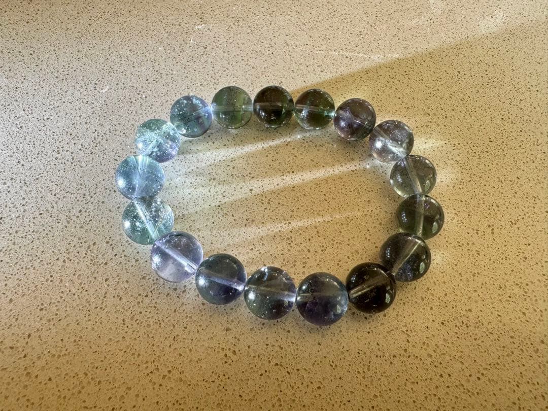 パイライト イン バイカラーフローライト12.5mm