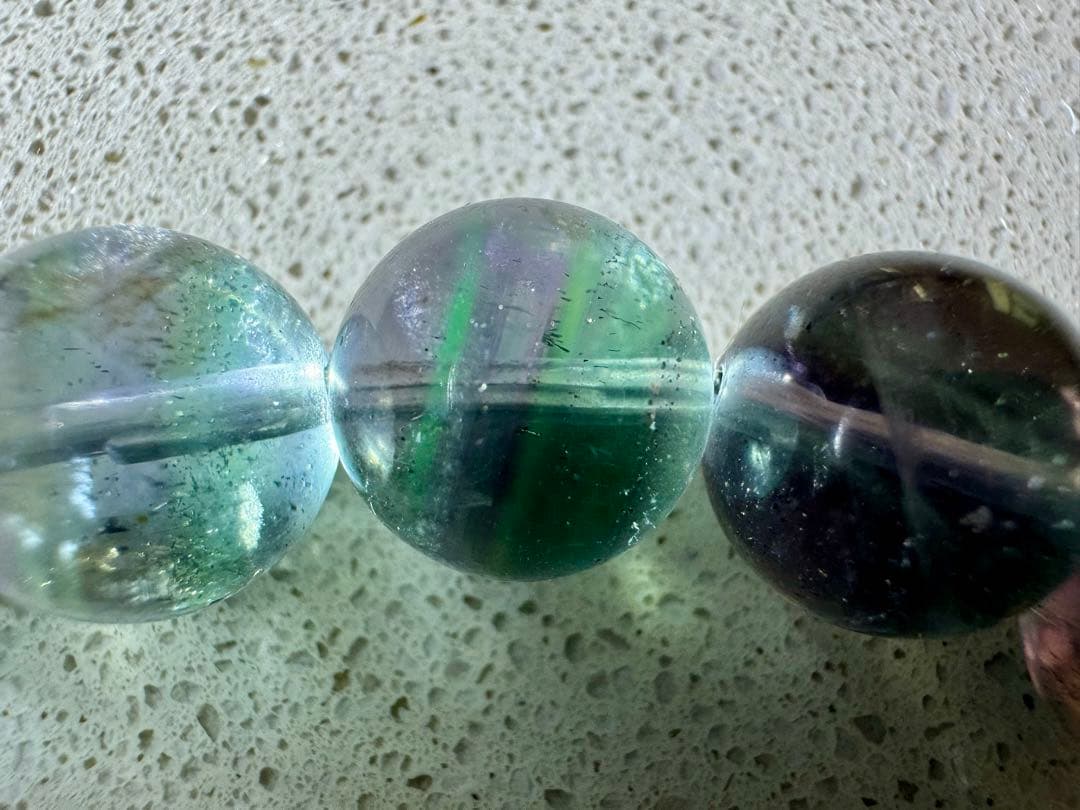 パイライト イン バイカラーフローライト12.5mm