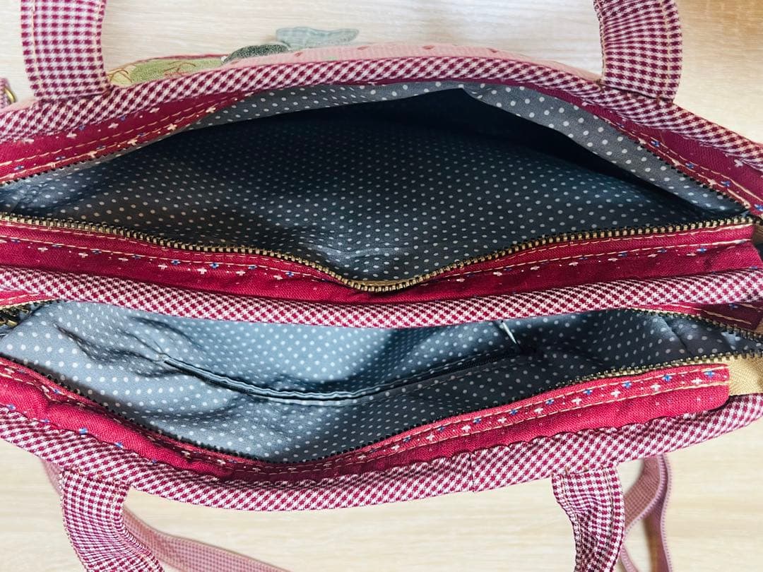 ★新作★スーちゃん＆ことり＆ハウス＊2WAY（トート・ショルダー）レッド系