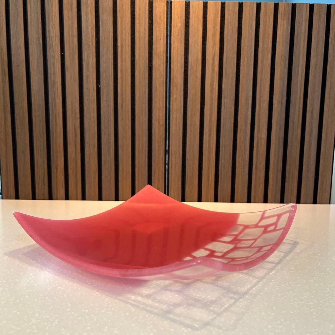 サブロウガラス　角皿　大