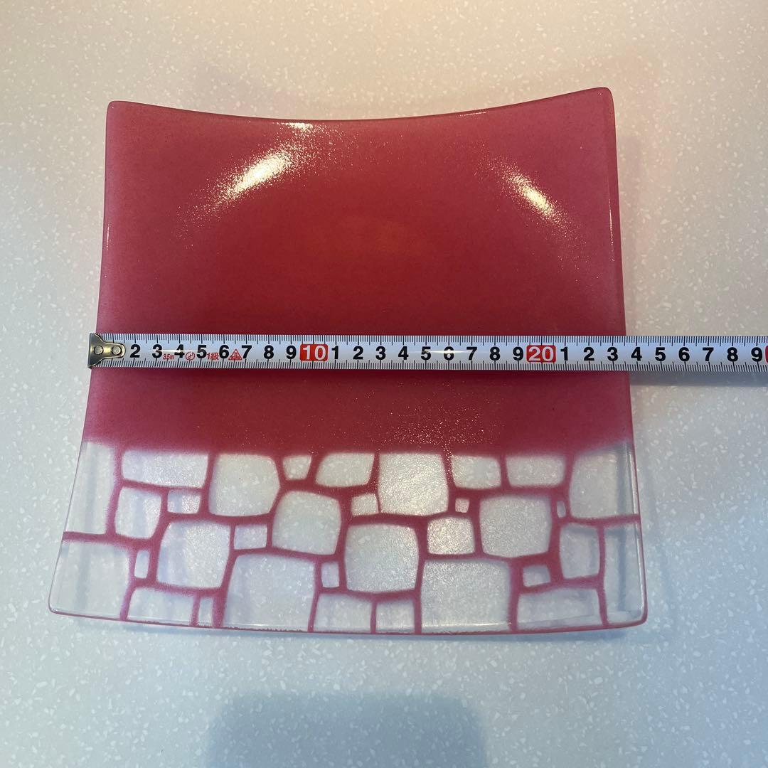 サブロウガラス　角皿　大