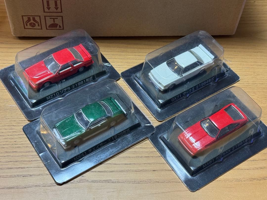 【未開封・旧車】グラチャンコレクション 第1弾 ミニカー 4台セット 箱なし