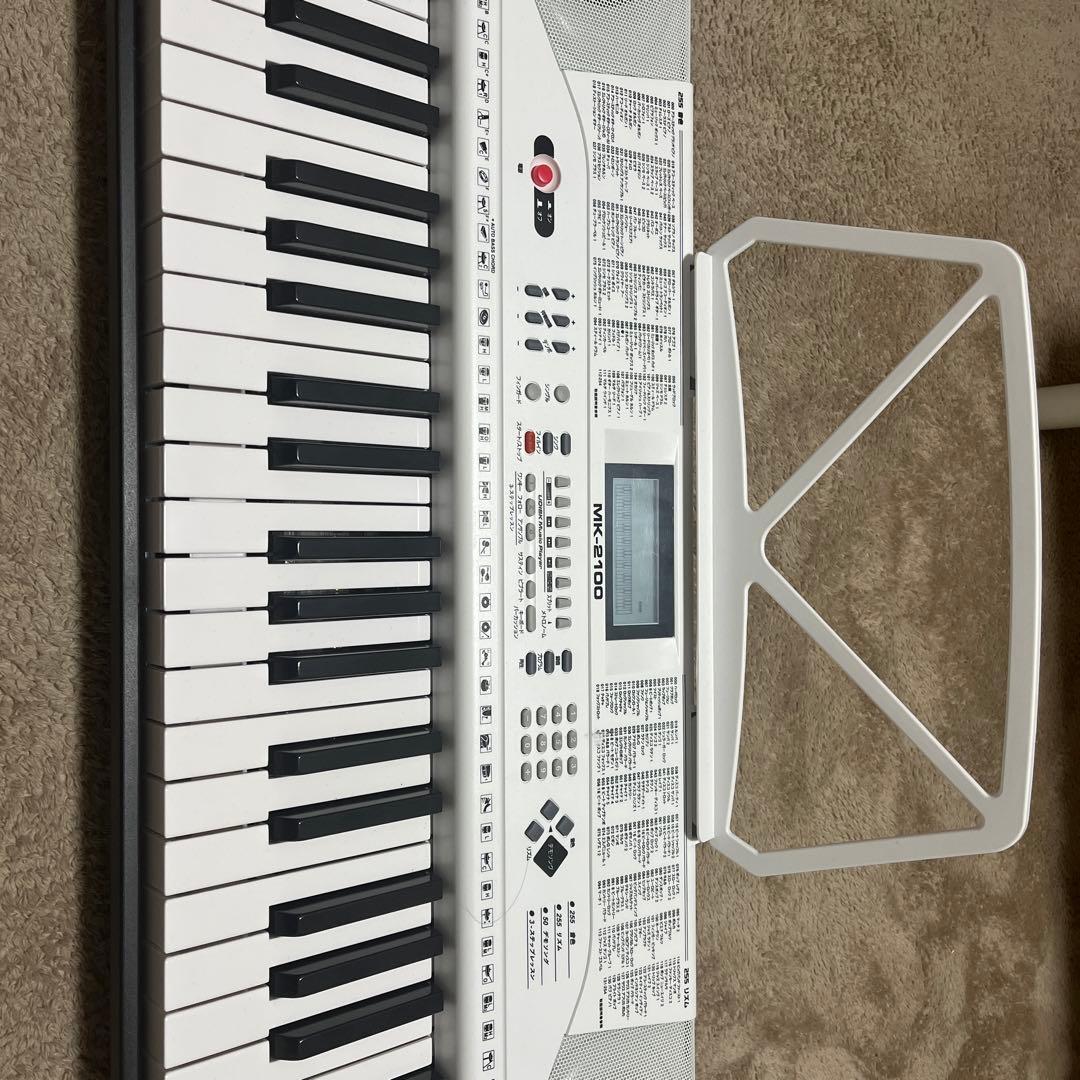 JOY MK-2100 61鍵盤 マイク・譜面台付き キーボード 電子ピアノ