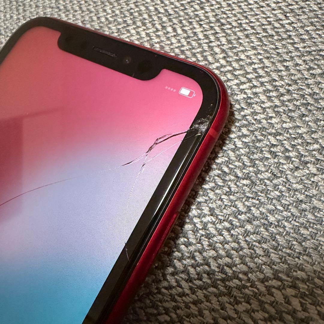 iPhoneXR【バッテリー最大容量100%】RED 64GB SiMフリー