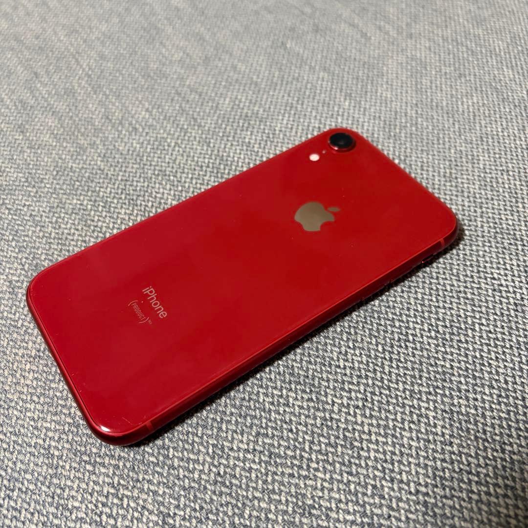 iPhoneXR【バッテリー最大容量100%】RED 64GB SiMフリー