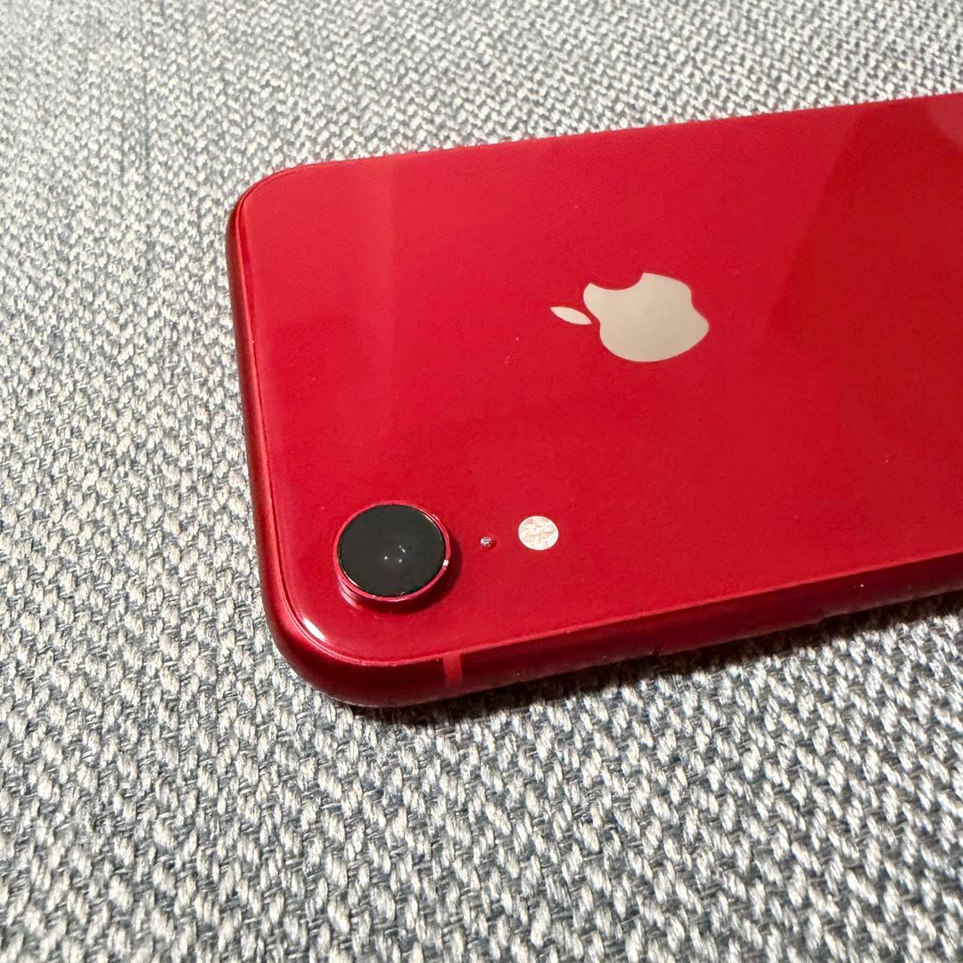 iPhoneXR【バッテリー最大容量100%】RED 64GB SiMフリー