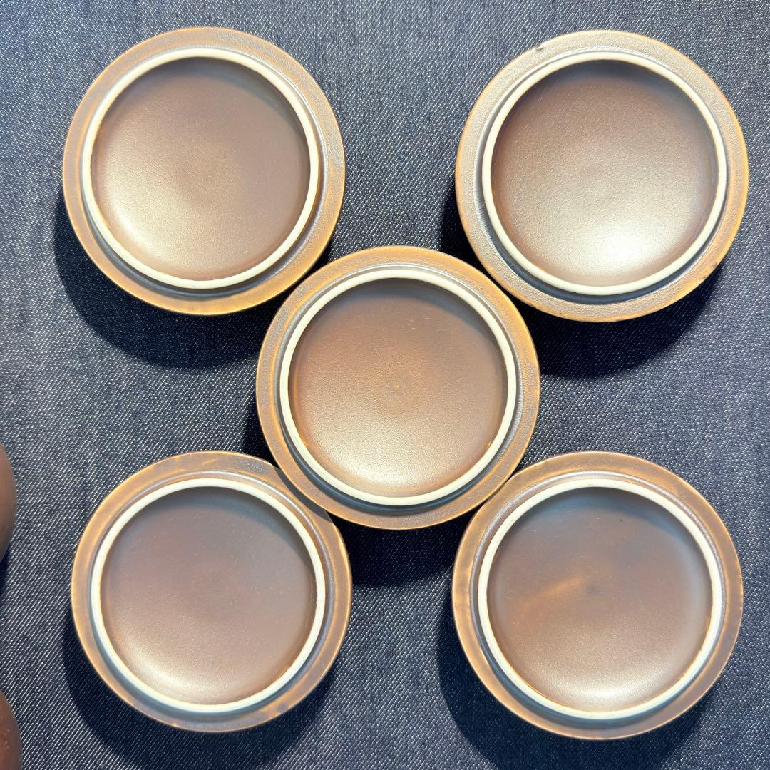 九谷焼 吉右衛門 蓋付茶碗 5客セット 新品未使用 金箔 椿文 伝統工芸 煮物椀