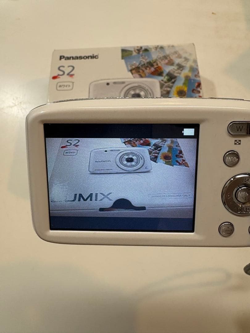 Panasonic DMC-S2 ホワイト コンパクトデジタルカメラ