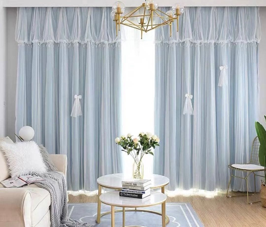 遮光カーテン 2枚組 1窓分 おしゃれ カーテン オーダー 遮光 一体型カーテン